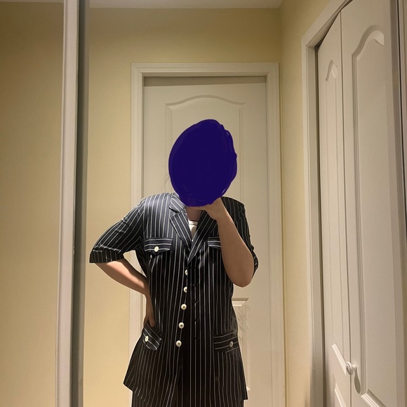 Vintage Pinstripe Three Piece Set - Picture 3 of 9